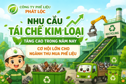 Nhu Cầu Tái Chế Kim Loại Tăng Cao Trong Năm Nay – Cơ Hội Lớn Cho Ngành Thu Mua Phế Liệu