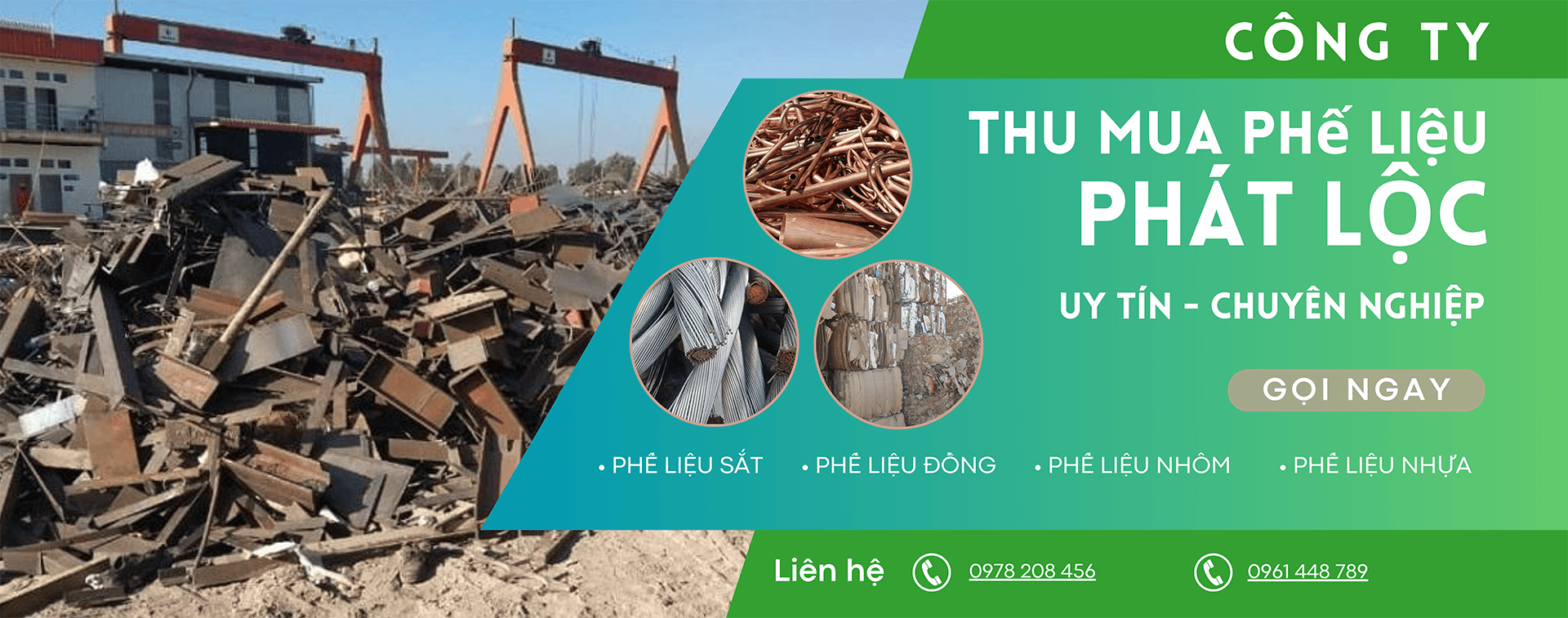 Phế liệu công trình nhà xưởng