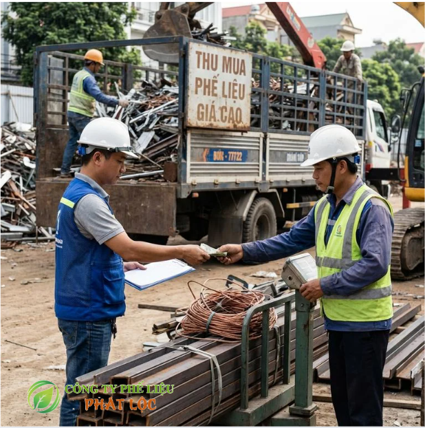 xe tải thu mua phế liệu