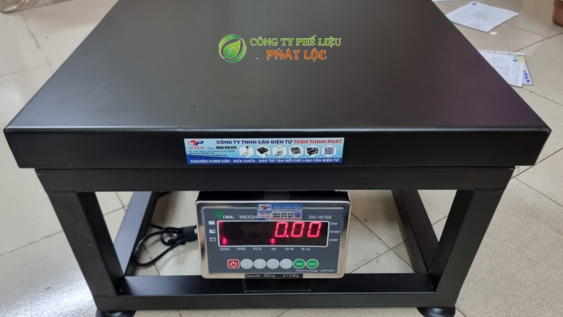 cân sắt phế liệu thực tế