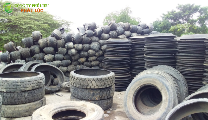 Thu mua lốp xe, ruột xe, cao su phế liệu từ ngành giao thông vận tải
