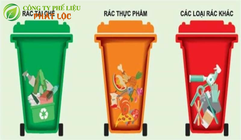 Phân loại rác tại nguồn để dễ dàng tái chế hay đi phân huỷ