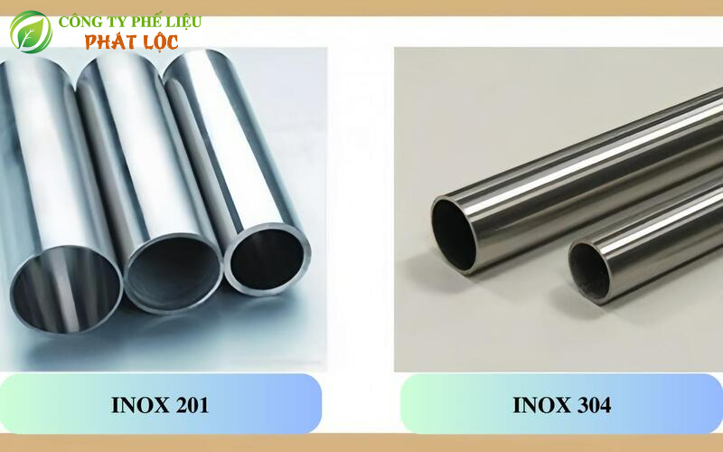 Inox 201 và 304 xác định rõ đúng để mua phế liệu đúng giá