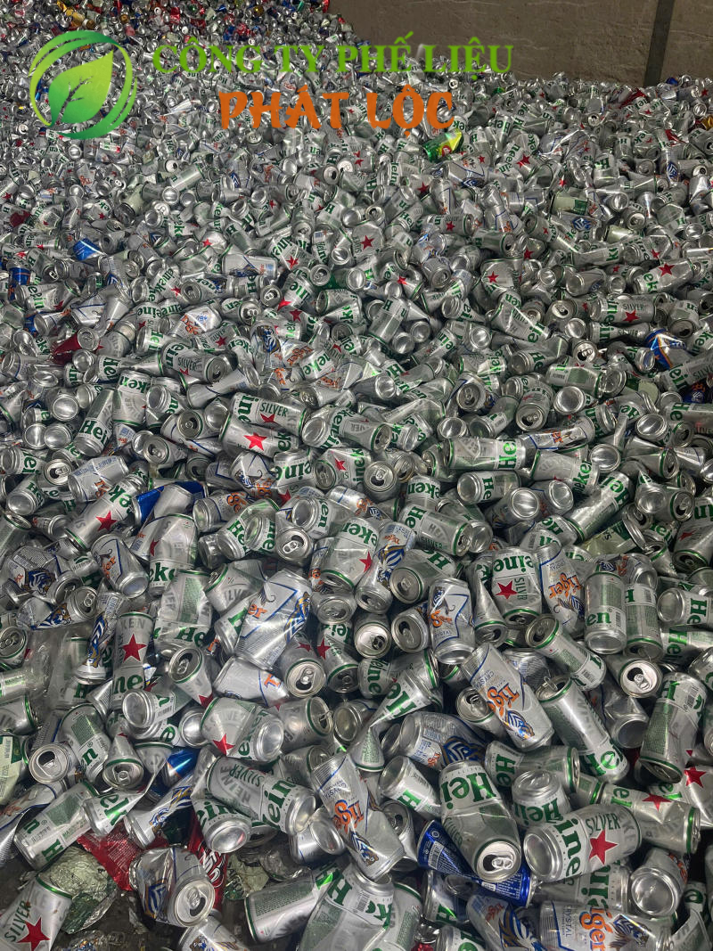  Mạt nhôm, vỏ lon và phế liệu hỗn hợp