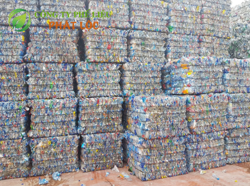 Phân loại nhựa PET phế liệu theo màu sắc và đặc tính