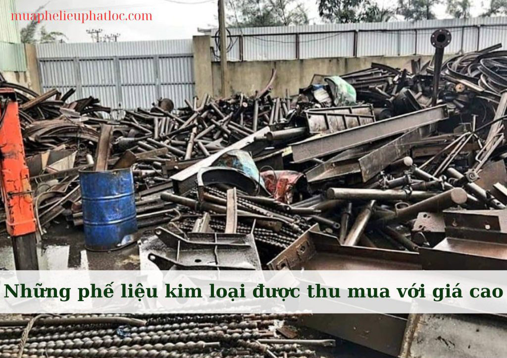 Những phế liệu kim loại được thu mua với giá cao