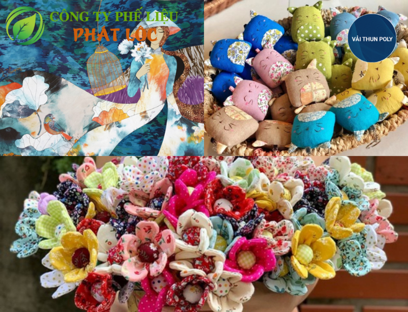 Vải vụn là những mảnh vải thừa, vải cắt xén từ quá trình sản xuất loại vải nhỏ, đa dạng chất liệu