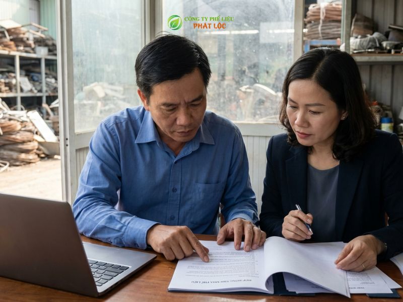 Tại sao doanh nghiệp cần lập hợp đồng thu mua phế liệu?