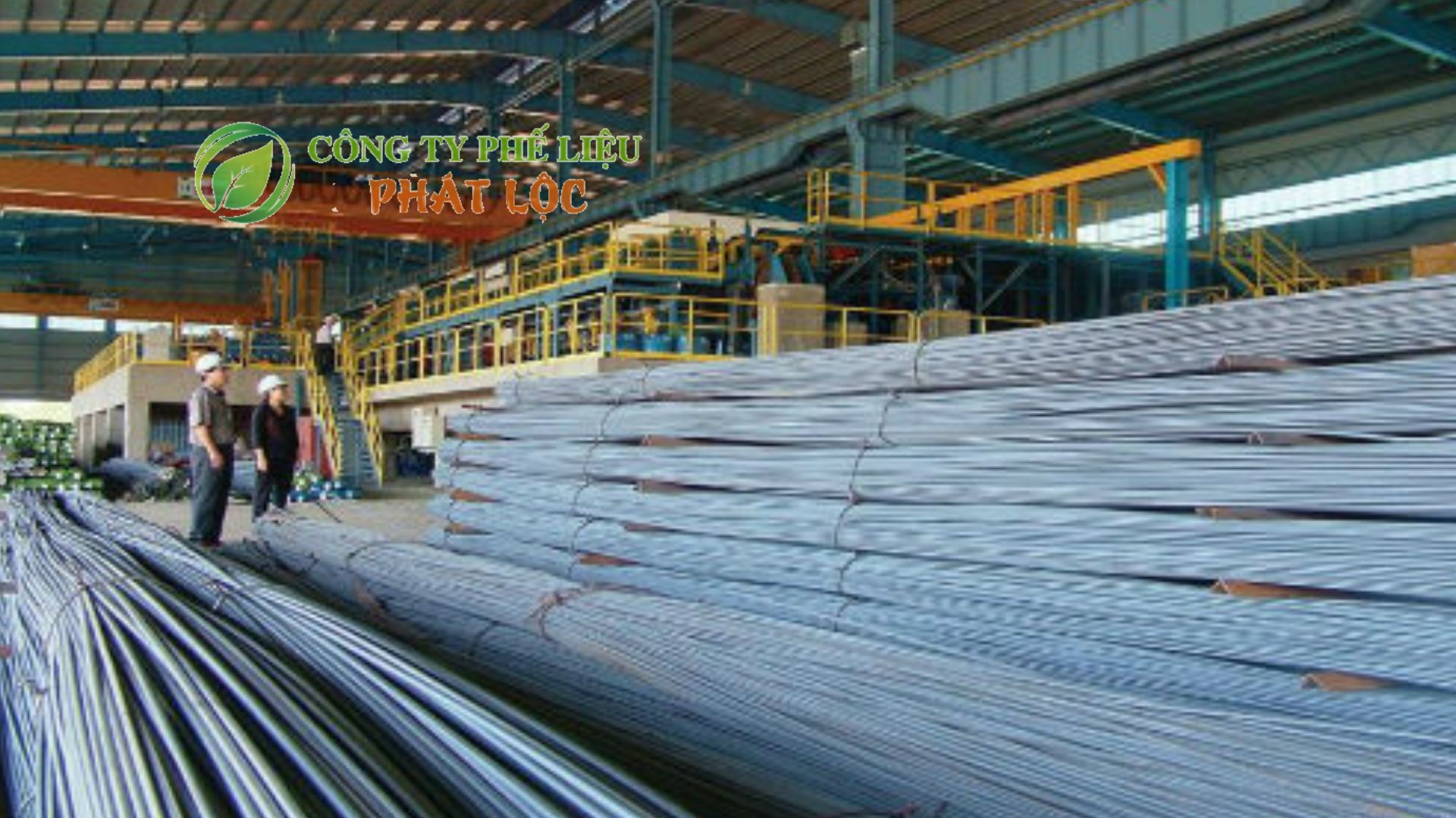 Nhà xưởng sản xuất thép